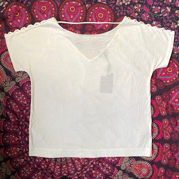 2/$20 NWT Massimo Dutti Laced Strappy Toga T-Shirt LightWeight Summer Tee - Picture 16 of 16